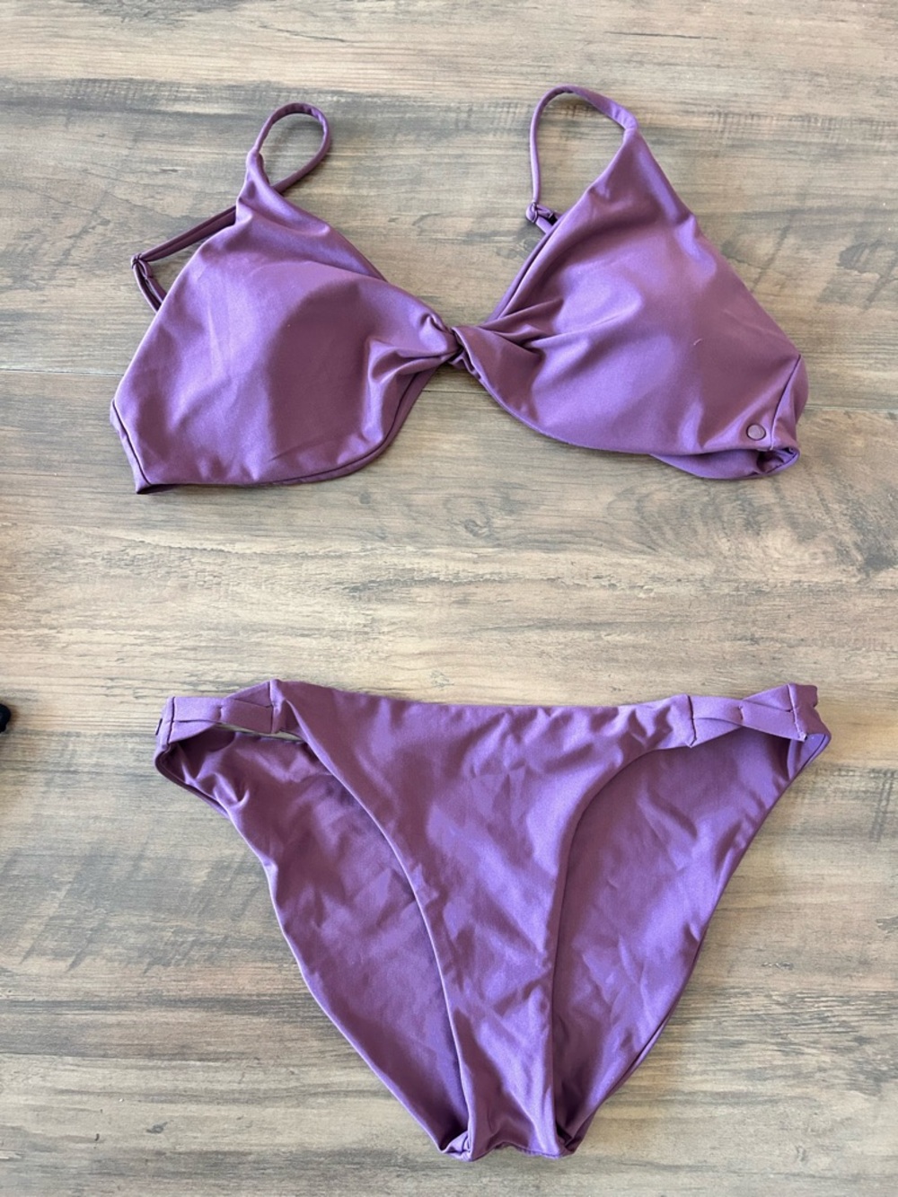 Volcom Women's Purple Bikini Set - Brandless Styled Swimwear